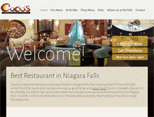 Tablet Screenshot of cocosniagarafalls.com